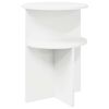 vidaXL Mesa Lateral Branco &Oslash; 39,5 x 55 cm Derivados de Madeira