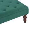 vidaXL Banco 60x60x36 cm veludo verde-escuro