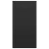 vidaXL Armário para TV 30,5x30x60 cm derivados de madeira preto