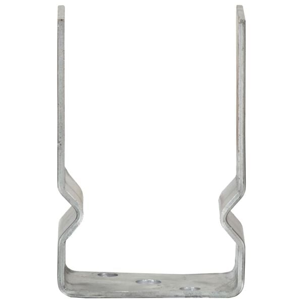 vidaXL &Acirc;ncoras de veda&ccedil;&atilde;o 12 pcs 9x6x15 cm a&ccedil;o galvanizado prateado