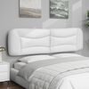 vidaXL Almofad&atilde;o de cabeceira Hvar 193 cm couro artificial branco