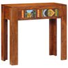 vidaXL Mesa de consola 80x35x75 cm Madeira maci&ccedil;a Ac&aacute;cia