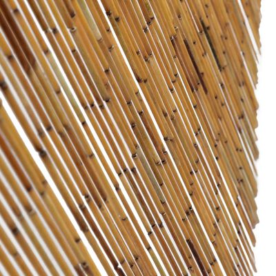 vidaXL Cortina de porta anti-insetos em bambu 120x220 cm