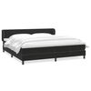 vidaXL Cama com molas/colch&otilde;es 200x220 cm veludo preto