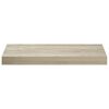 vidaXL Prateleiras de parede suspensas 2 pcs 50x23x3,8cm MDF carvalho