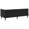 vidaXL Estrutura de Cama de Canto Preto 80 cm x 200 cm Veludo
