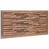 vidaXL Cabeceira de Cama Natural Madeira de Teca S&oacute;lida