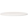 vidaXL Tampo de mesa pinho maci&ccedil;o &Oslash;80x2,5 cm branco