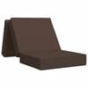 vidaXL Sof&aacute; Cama Dobr&aacute;vel 75 x 67 x 45 cm Cinzento-acastanhado