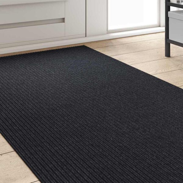 vidaXL Runner de Carpete Antracite 80 x 500 cm tecido