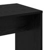 vidaXL Conjunto de Mesa de Maquiagem com LED 2 pcs Carvalho Preto