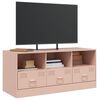 vidaXL M&oacute;vel de TV 99x39x44 a&ccedil;o rosa