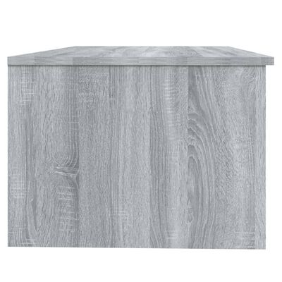 vidaXL Mesa de centro 102x50x36cm derivados de madeira cinzento sonoma