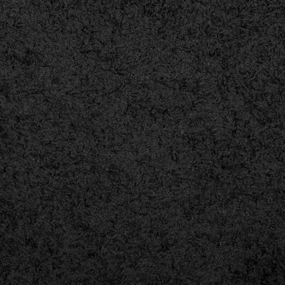 vidaXL Tapete shaggy de pelo alto PAMPLONA 240x340 cm preto