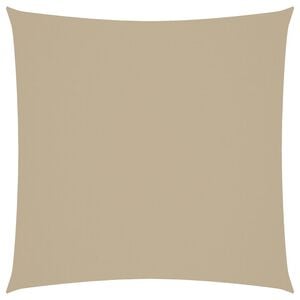 vidaXL Guarda-sol tecido Oxford quadrado 2x2 m bege