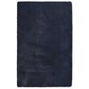 vidaXL Tapete shaggy de pelo alto NAVARRA 130x200 cm azul-marinho