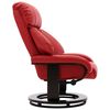 vidaXL Cadeira TV reclin&aacute;vel c/ apoio de p&eacute;s couro artificial vermelho