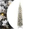 vidaXL &Aacute;rvore de Natal artificial com luz LED Verde e Branco 180 cm