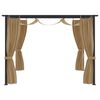 vidaXL Gazebo 4x3 m cor creme