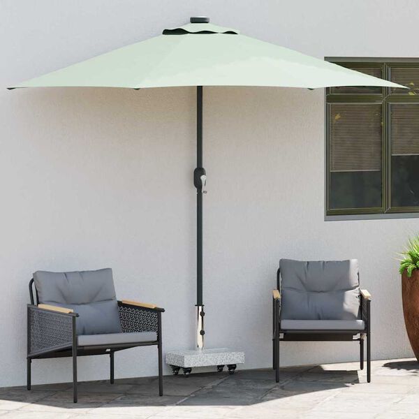 vidaXL Base para chap&eacute;u de sol Cinza 45 x 25 x 45 cm Granito