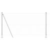 vidaXL Poste de Cerca Prateado 25 x 1,2 m (rede de 25 mm) A&ccedil;o