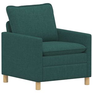 vidaXL Sof&aacute; Verde-Escuro 76 x 81 x 87,5 cm Tecido