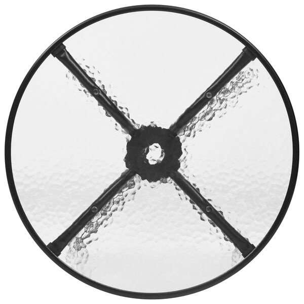 vidaXL 5 pcs conjunto de jantar para jardim preto