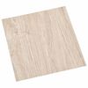 vidaXL Pranchas de Piso Branco e Cor de Madeira 5,11 m&sup2; 55 unid. PVC