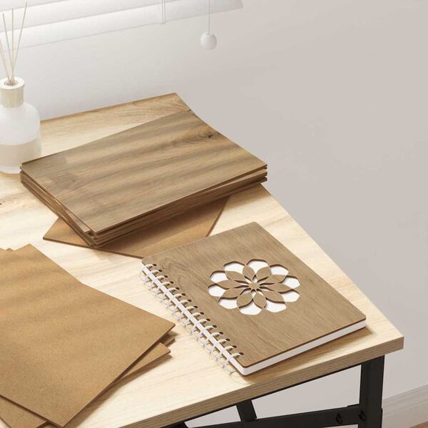 vidaXL Pain&eacute;is de Decora&ccedil;&atilde;o 150 pcs Carvalho Artesanal