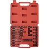 vidaXL Conjunto extrator de parafusos 25 pcs a&ccedil;o