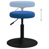 vidaXL Cadeiras de jantar 2 pcs veludo azul