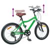 vidaXL Bicicleta Infantil 20 Polegadas 6-Speed para 6-11 Anos Verde