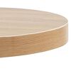 vidaXL Mesa bistr&ocirc; 50 cm MDF castanho-claro