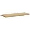 vidaXL Almofada de Banco SOEST 100% Poli&eacute;ster Bege 110 x 40 x 5 cm