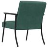 vidaXL poltrona Verde Escuro 59 x 75 x 78 cm Veludo