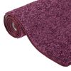 vidaXL Tapete antiderrapante de pelo suave 115x170 cm roxo