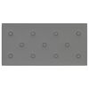 vidaXL Painel de parede 12 pcs 60x30 cm couro artificial 2,16 m² cinza