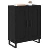 vidaXL Buffet Carvalho Preto 69,5 x 34 x 90 cm
