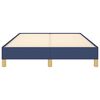 vidaXL Estrutura de cama sem colchão 120x190 cm tecido azul