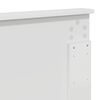 vidaXL Cabeceira Branco Brilhante 200 cm Madeira processada