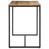 vidaXL Mesa de jantar 110x55x75 cm madeira de mangueira maci&ccedil;a &aacute;spera