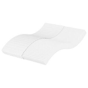 vidaXL Colch&atilde;o de espuma 120x200 cm dureza H2 H3 branco