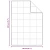 vidaXL Edredom de Inverno Branco 140 x 200 cm Pena
