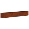 vidaXL Cama de Jardim Elevada A&ccedil;o Corten 300 x 40 x 40 cm A&ccedil;o