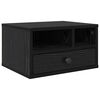 vidaXL Suporte para Impressora Carvalho Preto 40 x 32 x 24 cm