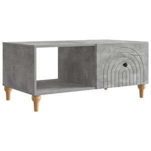 vidaXL Mesa de centro Cinzento Cimento 90 x 50 x 40 cm