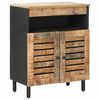 vidaXL Gabinetes de Armazenamento Natural 60 x 33 x 75 cm