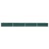 vidaXL Canteiro elevado de jardim aço galvanizado 600x80x45 cm verde