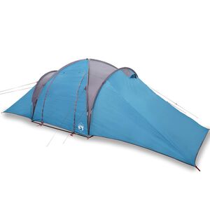 vidaXL Tenda familiar em c&uacute;pula para 6 pessoas imperme&aacute;vel azul