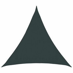 vidaXL Vela de Sombra 2 x 2 x 2 m HDPE Triangular Verde-Escuro